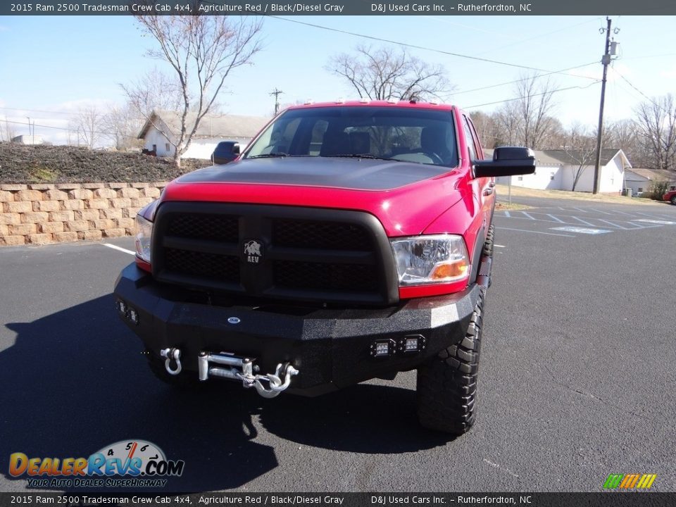 2015 Ram 2500 Tradesman Crew Cab 4x4 Agriculture Red / Black/Diesel Gray Photo #2