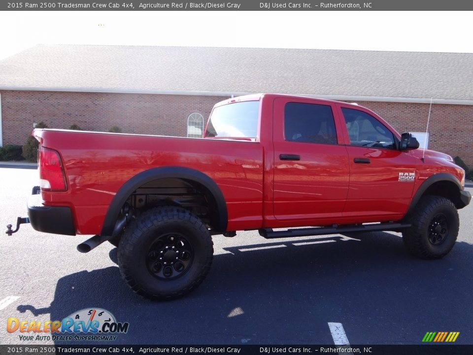 2015 Ram 2500 Tradesman Crew Cab 4x4 Agriculture Red / Black/Diesel Gray Photo #5