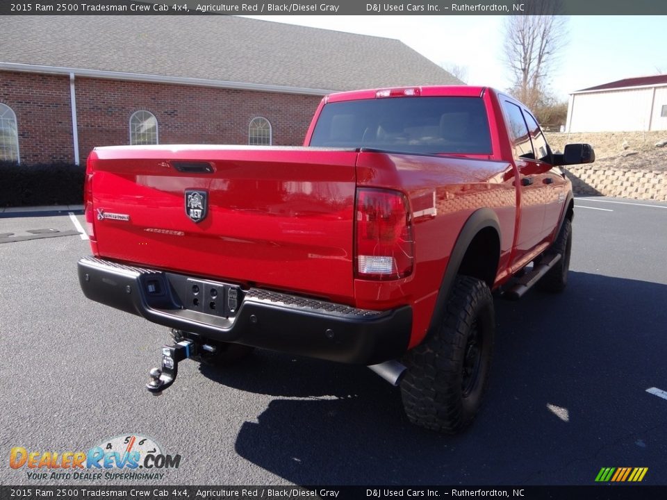 2015 Ram 2500 Tradesman Crew Cab 4x4 Agriculture Red / Black/Diesel Gray Photo #6