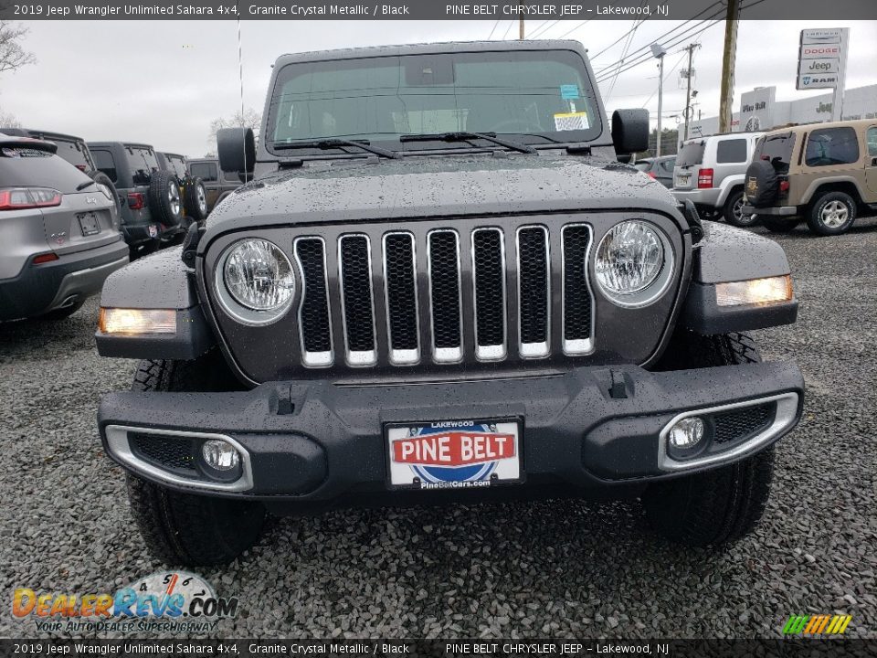 2019 Jeep Wrangler Unlimited Sahara 4x4 Granite Crystal Metallic / Black Photo #4