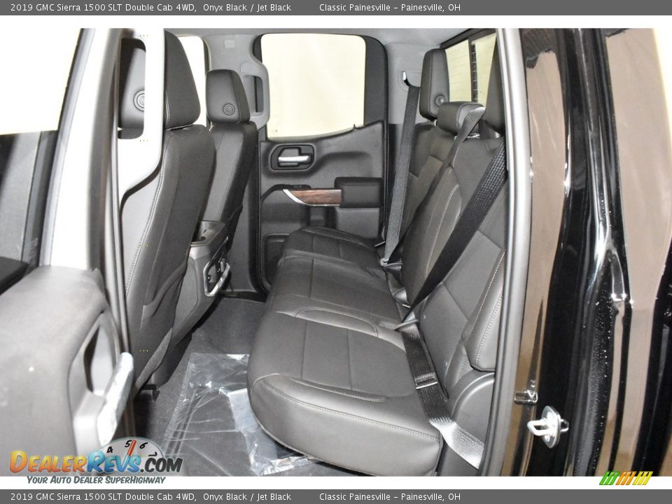 Rear Seat of 2019 GMC Sierra 1500 SLT Double Cab 4WD Photo #6