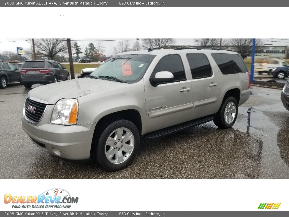 2008 GMC Yukon XL SLT 4x4 Silver Birch Metallic / Ebony Photo #6