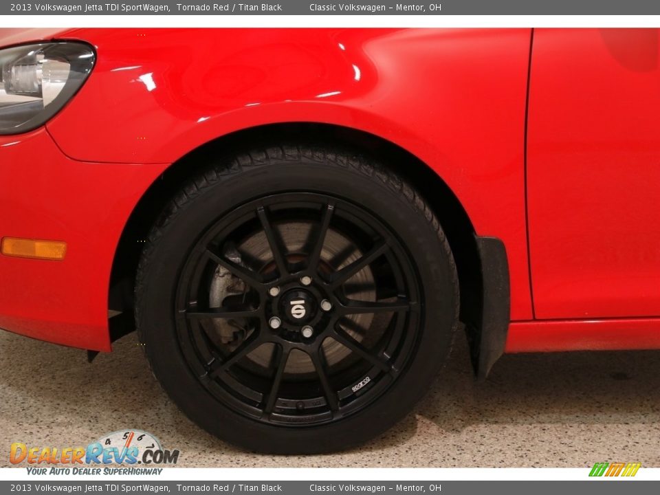 2013 Volkswagen Jetta TDI SportWagen Tornado Red / Titan Black Photo #21