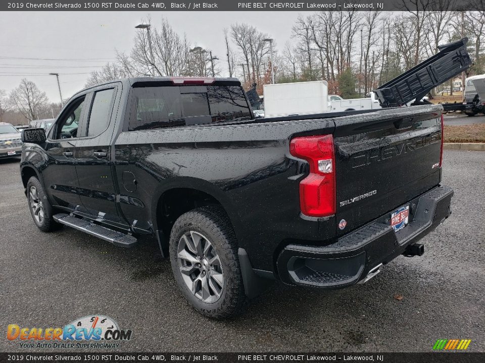 2019 Chevrolet Silverado 1500 RST Double Cab 4WD Black / Jet Black Photo #3