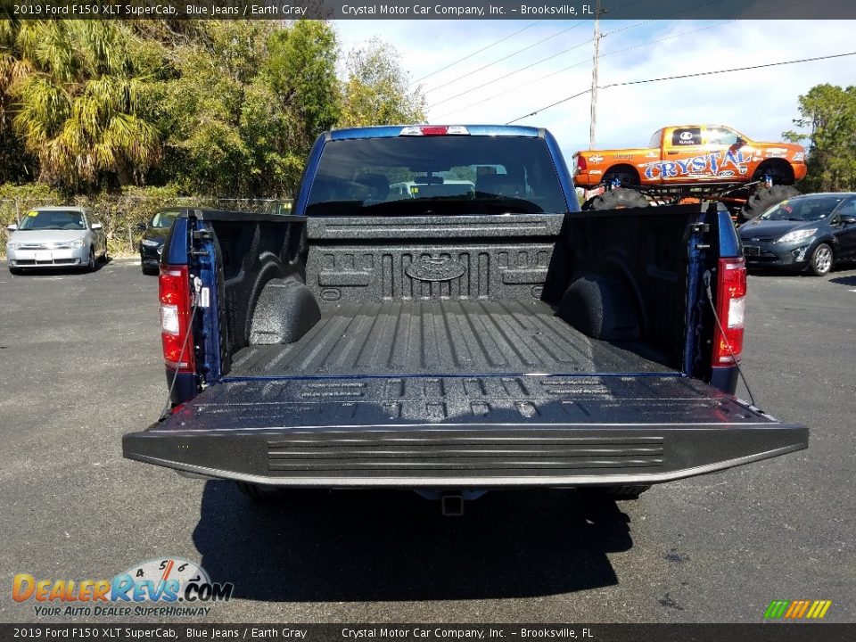 2019 Ford F150 XLT SuperCab Blue Jeans / Earth Gray Photo #18