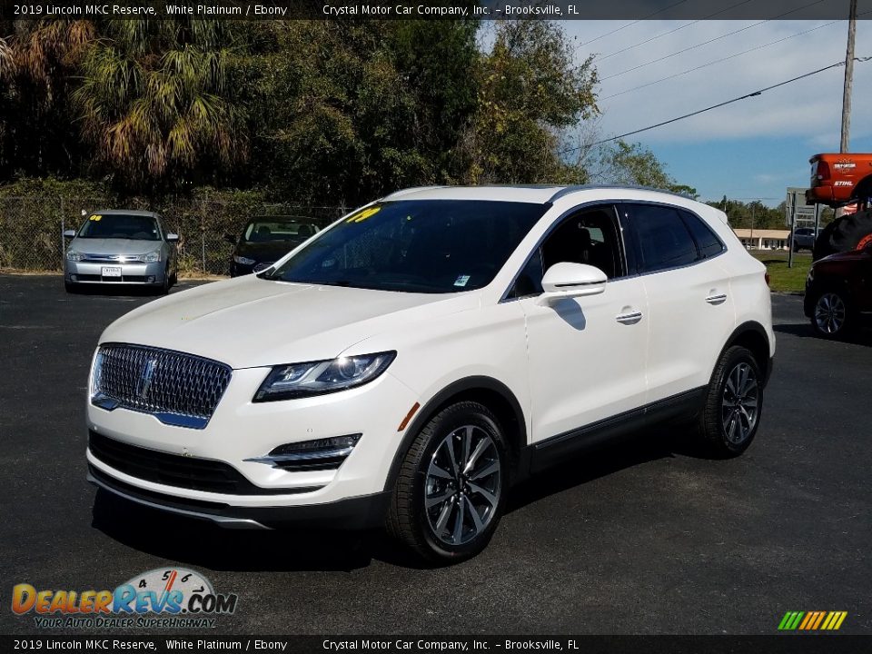 2019 Lincoln MKC Reserve White Platinum / Ebony Photo #1