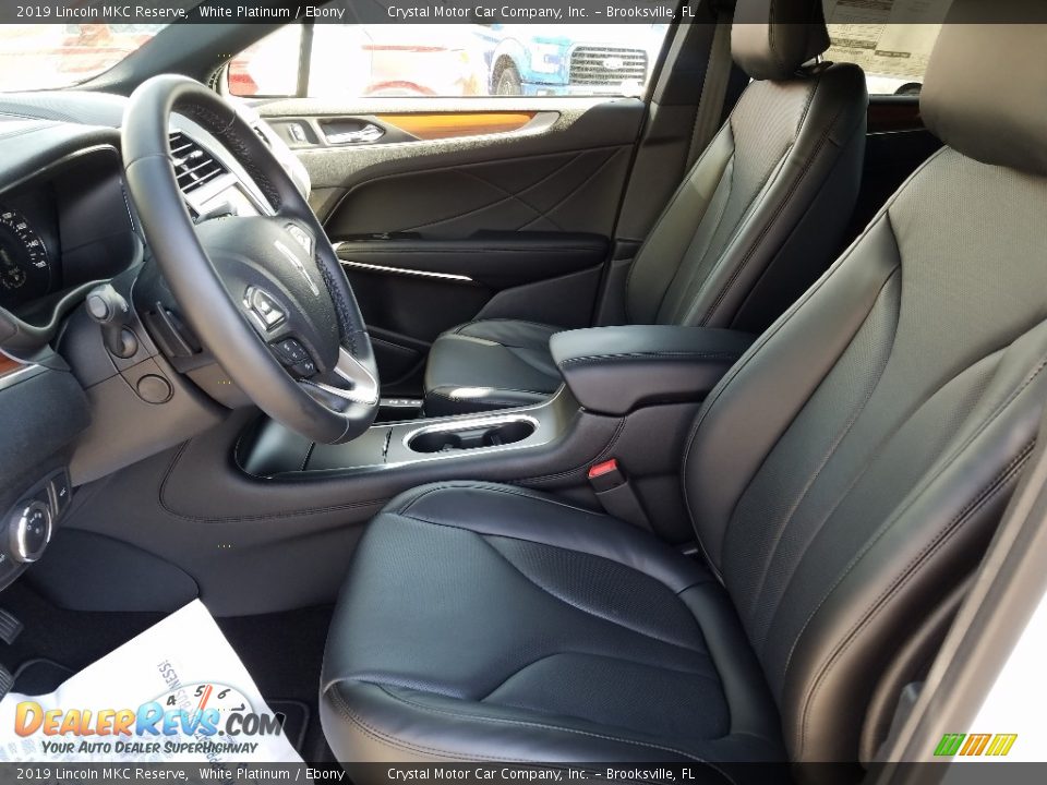 2019 Lincoln MKC Reserve White Platinum / Ebony Photo #9