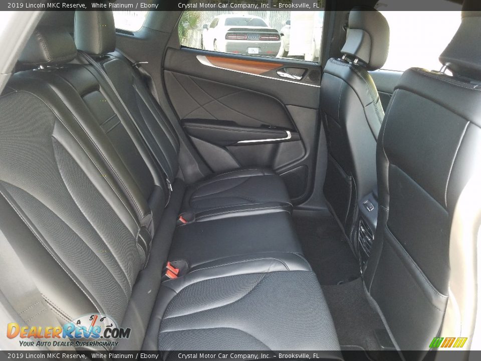 2019 Lincoln MKC Reserve White Platinum / Ebony Photo #11