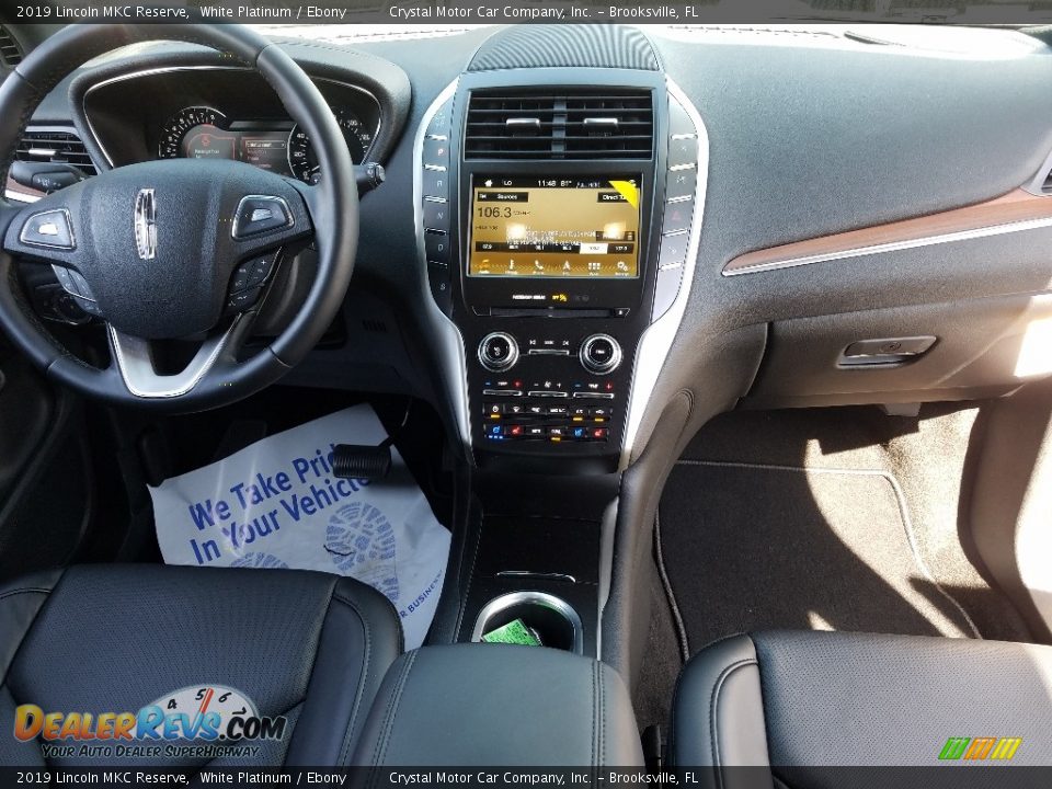 2019 Lincoln MKC Reserve White Platinum / Ebony Photo #13