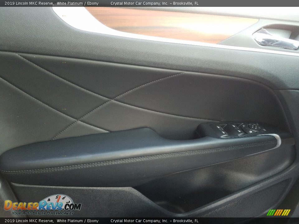 2019 Lincoln MKC Reserve White Platinum / Ebony Photo #17