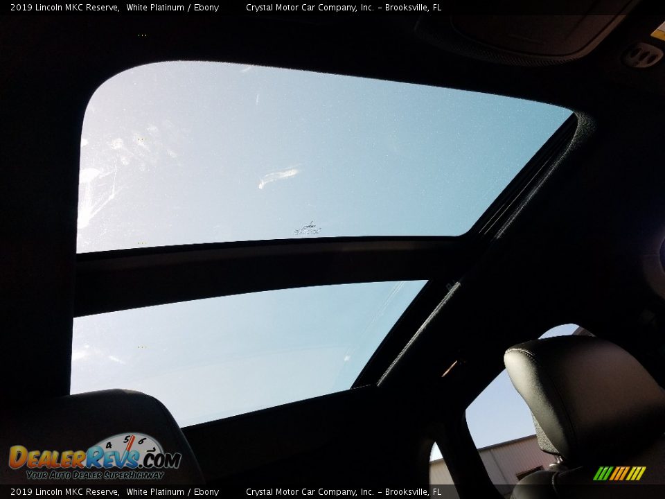 2019 Lincoln MKC Reserve White Platinum / Ebony Photo #18