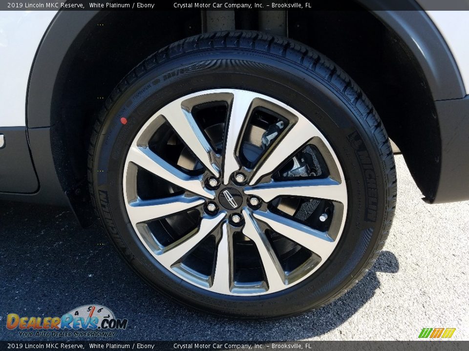 2019 Lincoln MKC Reserve White Platinum / Ebony Photo #20