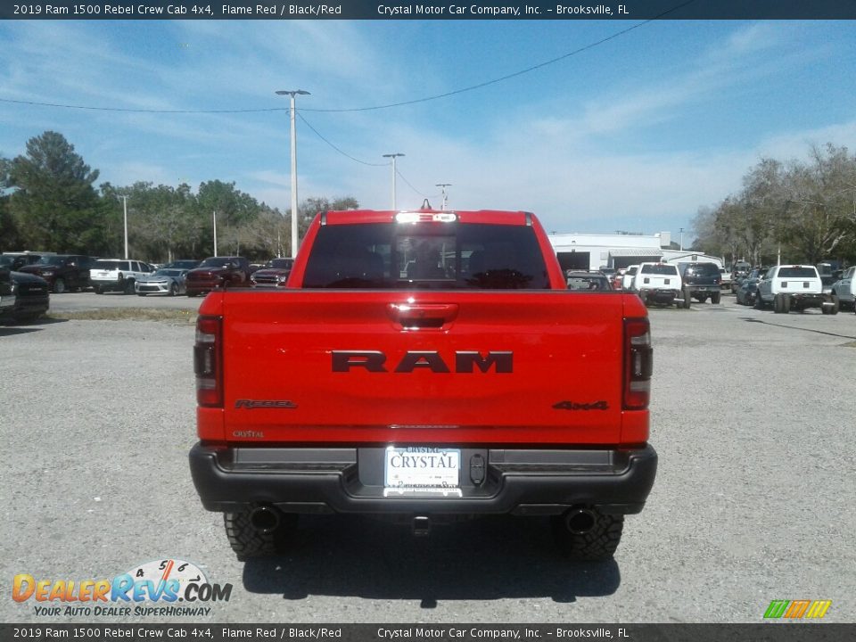 2019 Ram 1500 Rebel Crew Cab 4x4 Flame Red / Black/Red Photo #4