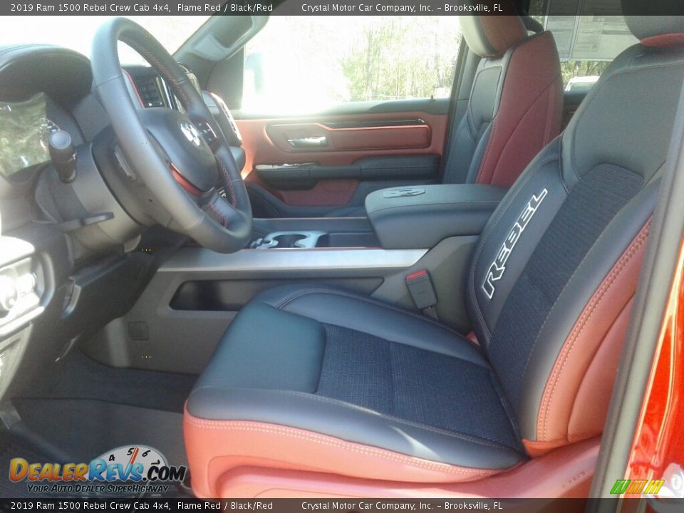 2019 Ram 1500 Rebel Crew Cab 4x4 Flame Red / Black/Red Photo #9