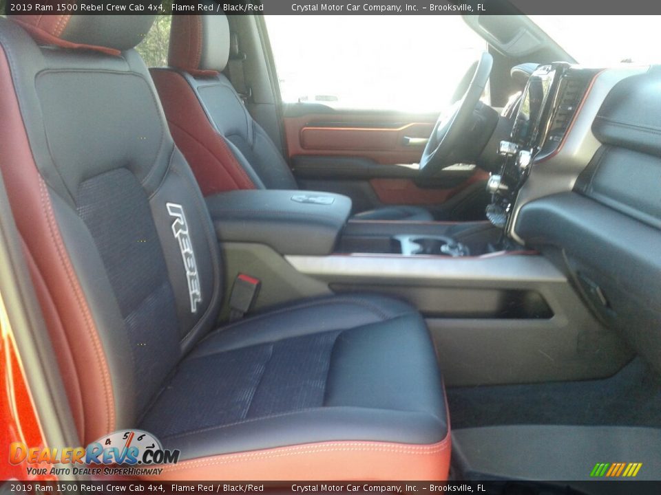2019 Ram 1500 Rebel Crew Cab 4x4 Flame Red / Black/Red Photo #12