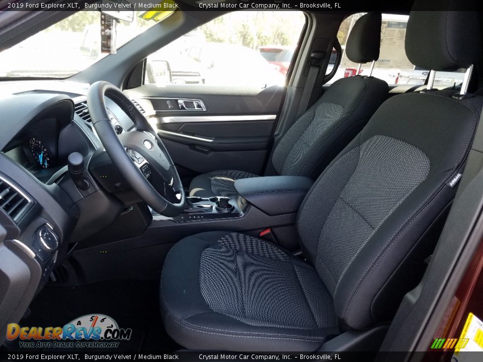 2019 Ford Explorer XLT Burgundy Velvet / Medium Black Photo #9