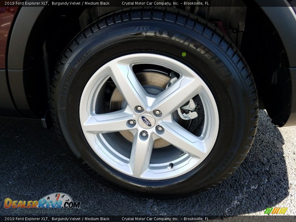 2019 Ford Explorer XLT Burgundy Velvet / Medium Black Photo #20