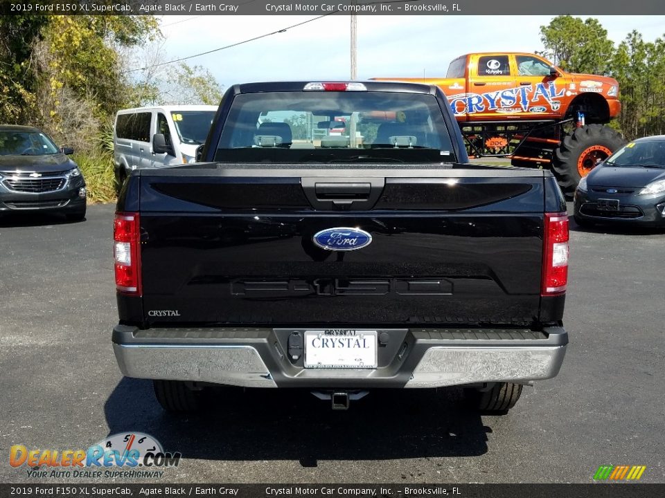 2019 Ford F150 XL SuperCab Agate Black / Earth Gray Photo #4
