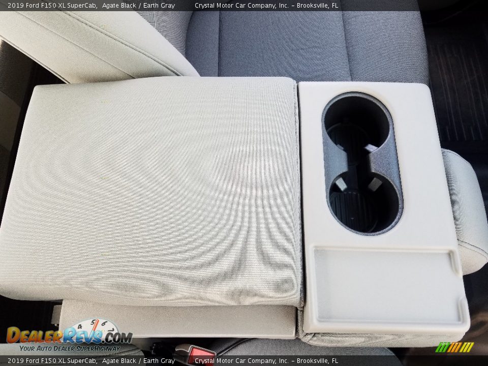 2019 Ford F150 XL SuperCab Agate Black / Earth Gray Photo #18