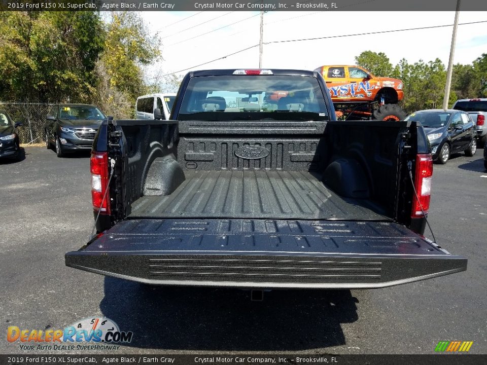 2019 Ford F150 XL SuperCab Agate Black / Earth Gray Photo #19