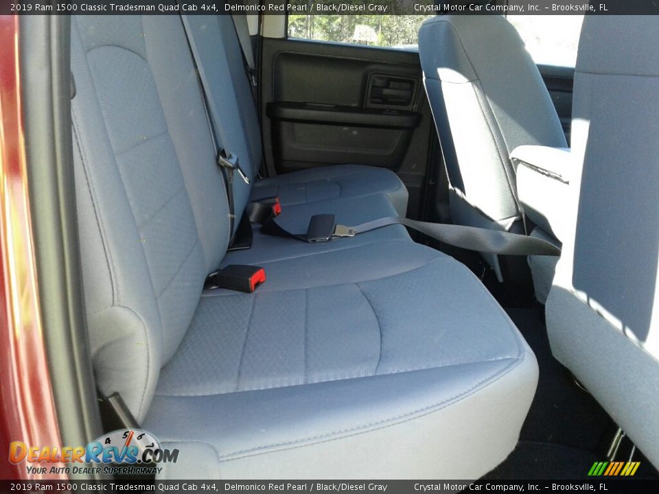 2019 Ram 1500 Classic Tradesman Quad Cab 4x4 Delmonico Red Pearl / Black/Diesel Gray Photo #11