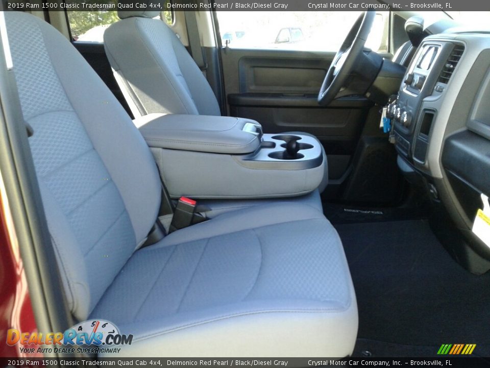2019 Ram 1500 Classic Tradesman Quad Cab 4x4 Delmonico Red Pearl / Black/Diesel Gray Photo #12