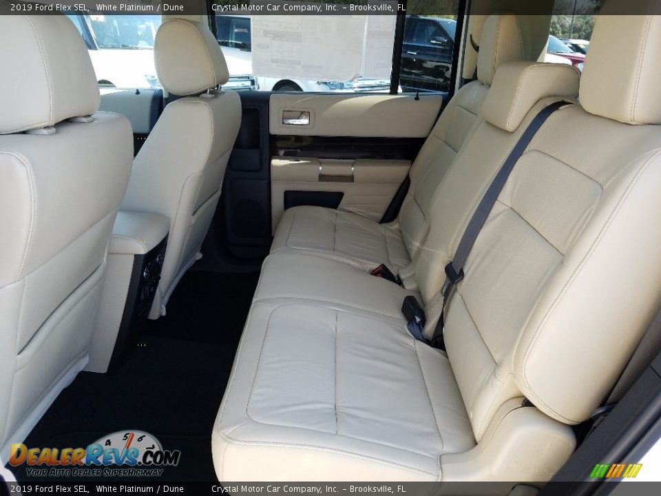 Rear Seat of 2019 Ford Flex SEL Photo #10