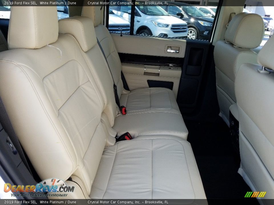 Rear Seat of 2019 Ford Flex SEL Photo #12