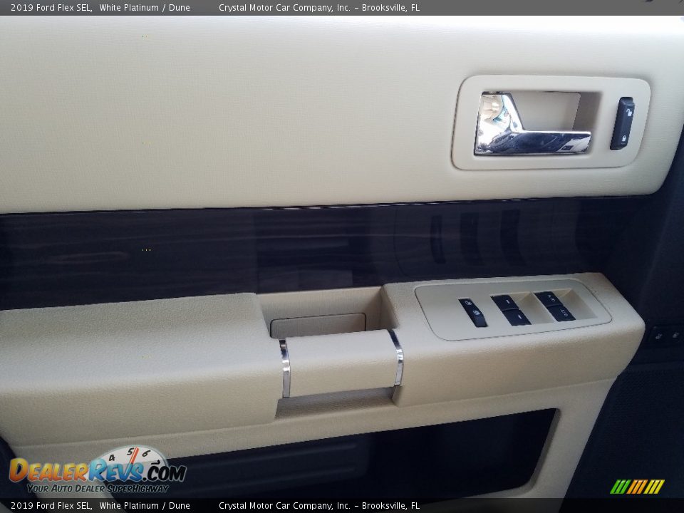 2019 Ford Flex SEL White Platinum / Dune Photo #18