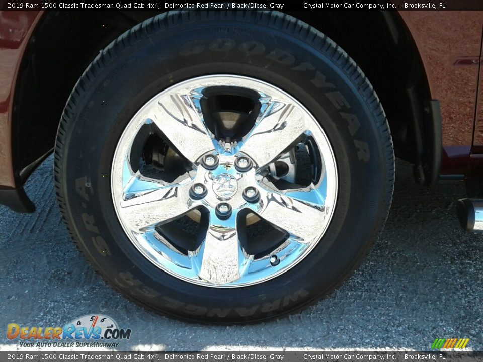 2019 Ram 1500 Classic Tradesman Quad Cab 4x4 Delmonico Red Pearl / Black/Diesel Gray Photo #20