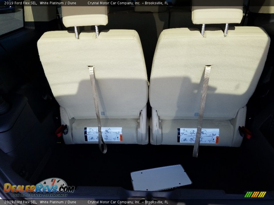 2019 Ford Flex SEL White Platinum / Dune Photo #19