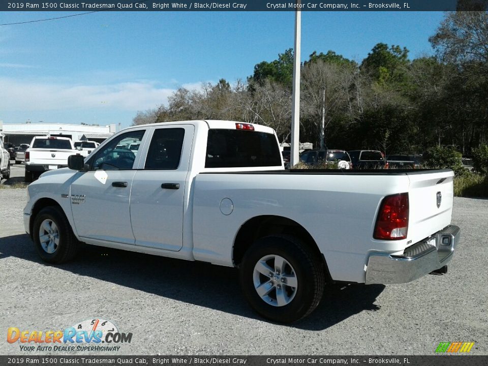 2019 Ram 1500 Classic Tradesman Quad Cab Bright White / Black/Diesel Gray Photo #3