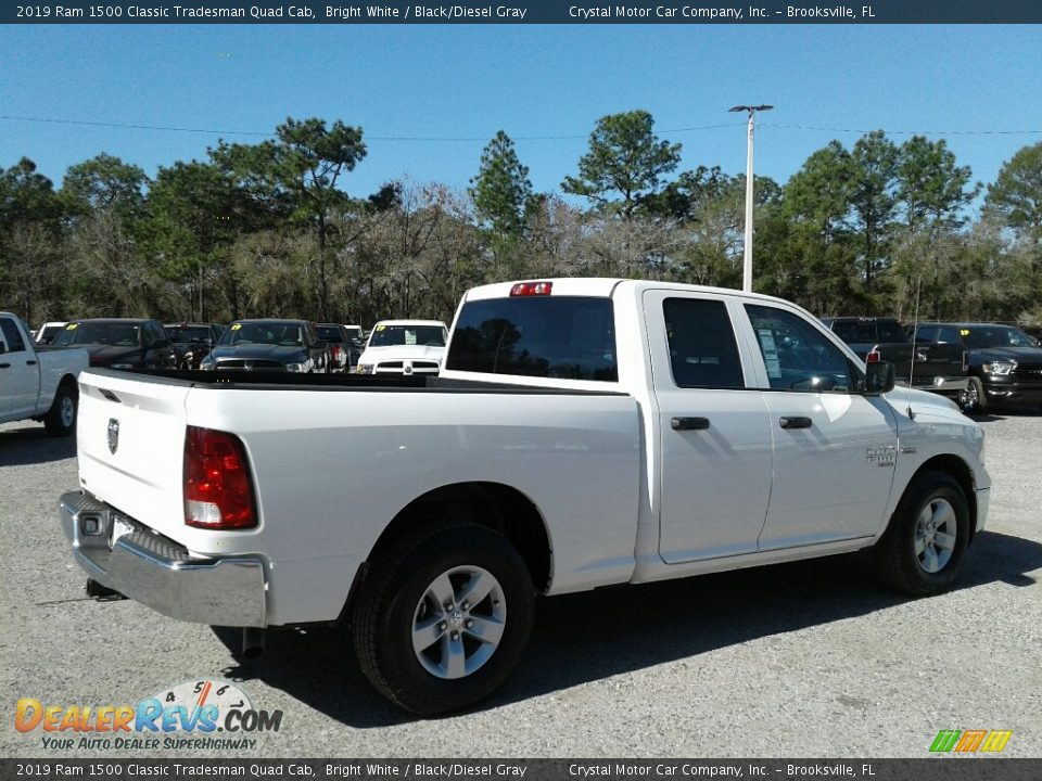 2019 Ram 1500 Classic Tradesman Quad Cab Bright White / Black/Diesel Gray Photo #5