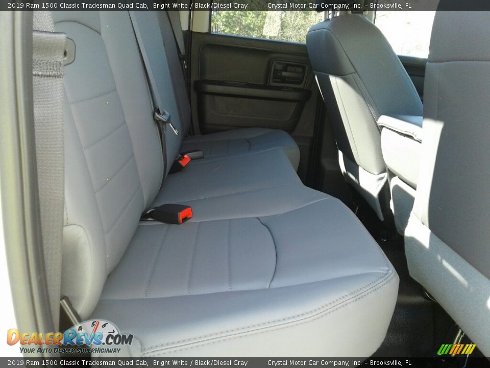 2019 Ram 1500 Classic Tradesman Quad Cab Bright White / Black/Diesel Gray Photo #11