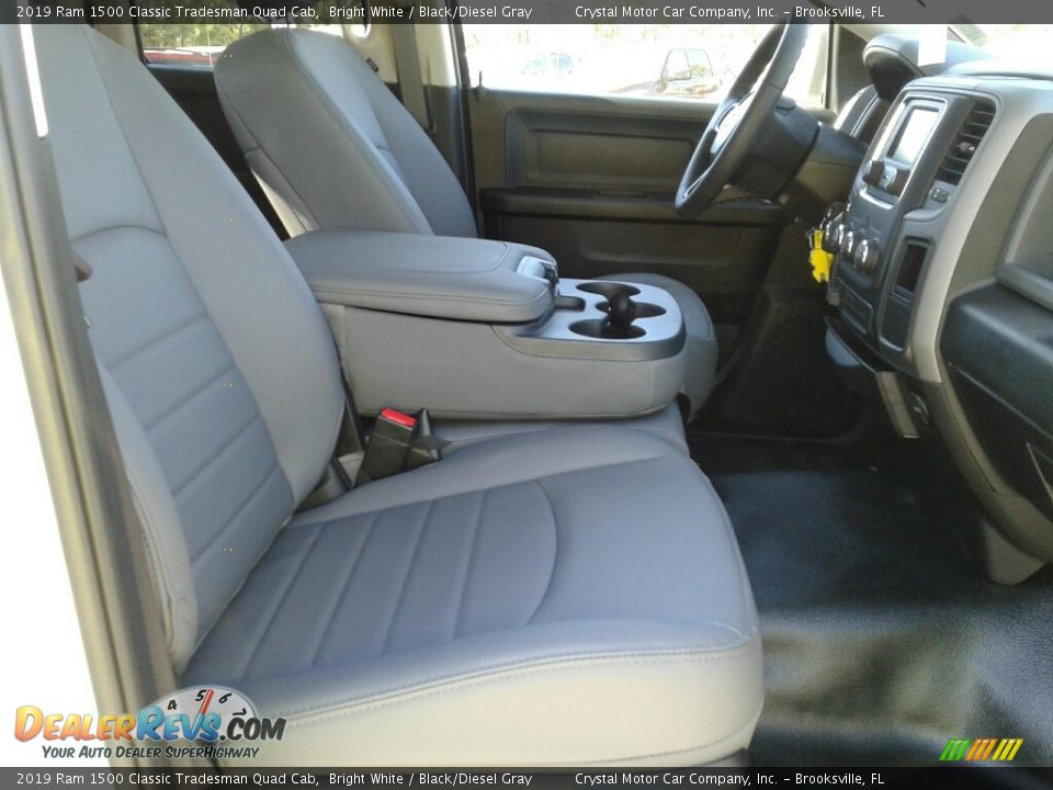 2019 Ram 1500 Classic Tradesman Quad Cab Bright White / Black/Diesel Gray Photo #12