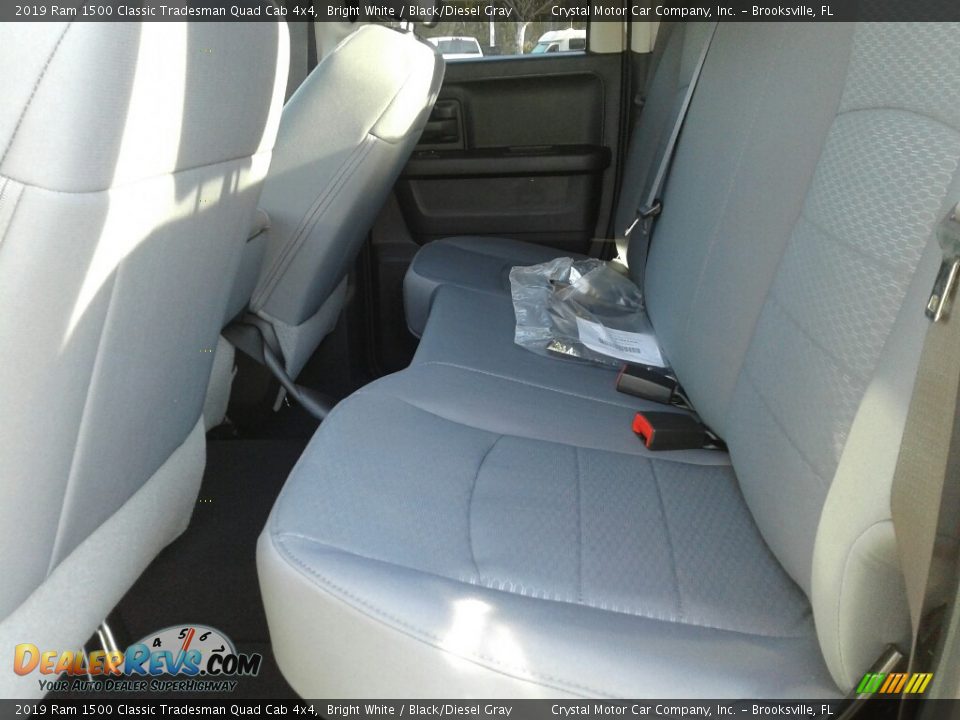 2019 Ram 1500 Classic Tradesman Quad Cab 4x4 Bright White / Black/Diesel Gray Photo #10