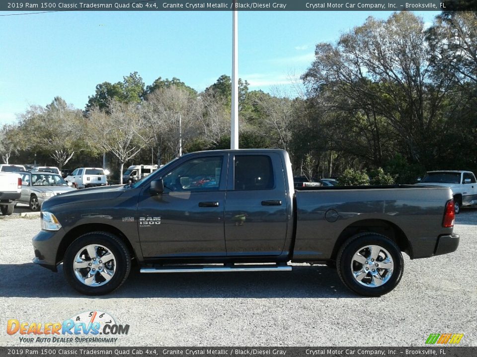 2019 Ram 1500 Classic Tradesman Quad Cab 4x4 Granite Crystal Metallic / Black/Diesel Gray Photo #2