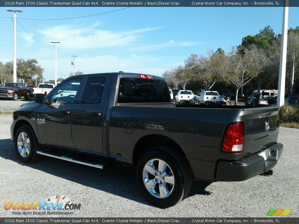 2019 Ram 1500 Classic Tradesman Quad Cab 4x4 Granite Crystal Metallic / Black/Diesel Gray Photo #3