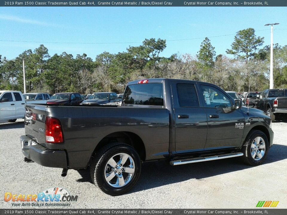 2019 Ram 1500 Classic Tradesman Quad Cab 4x4 Granite Crystal Metallic / Black/Diesel Gray Photo #5