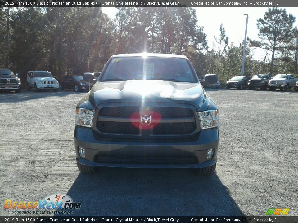 2019 Ram 1500 Classic Tradesman Quad Cab 4x4 Granite Crystal Metallic / Black/Diesel Gray Photo #8
