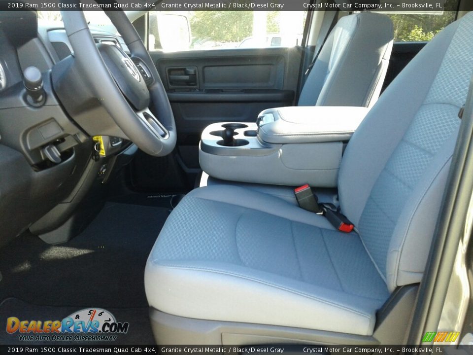 2019 Ram 1500 Classic Tradesman Quad Cab 4x4 Granite Crystal Metallic / Black/Diesel Gray Photo #9