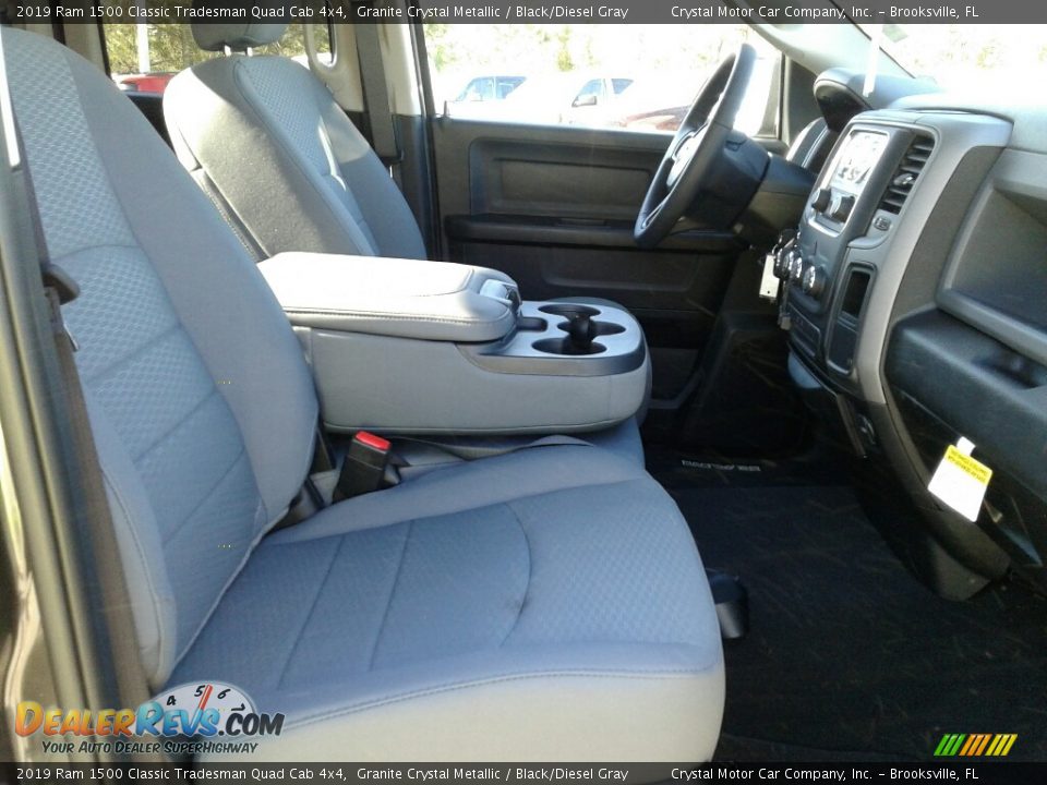 2019 Ram 1500 Classic Tradesman Quad Cab 4x4 Granite Crystal Metallic / Black/Diesel Gray Photo #12