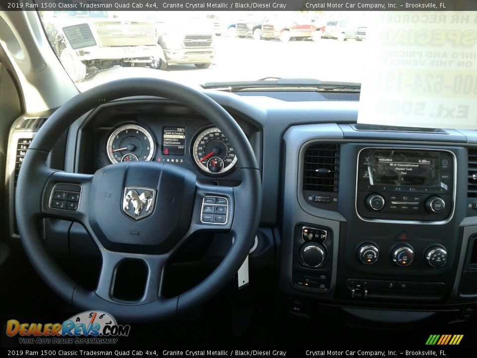 2019 Ram 1500 Classic Tradesman Quad Cab 4x4 Granite Crystal Metallic / Black/Diesel Gray Photo #13