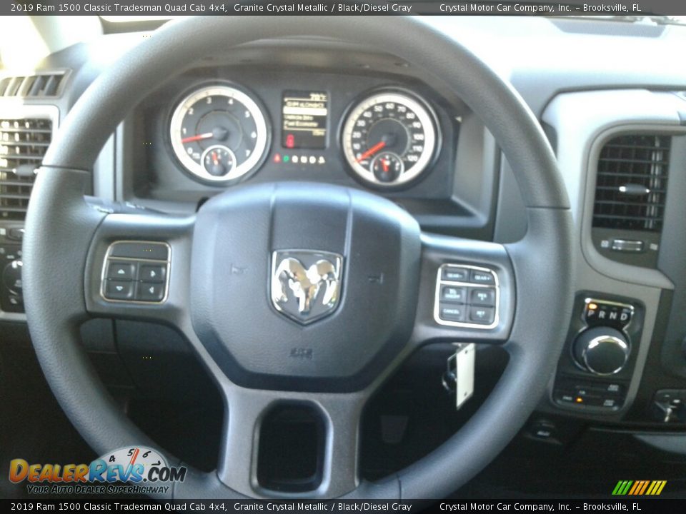 2019 Ram 1500 Classic Tradesman Quad Cab 4x4 Granite Crystal Metallic / Black/Diesel Gray Photo #14