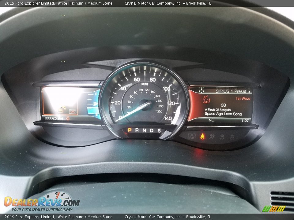 2019 Ford Explorer Limited White Platinum / Medium Stone Photo #14