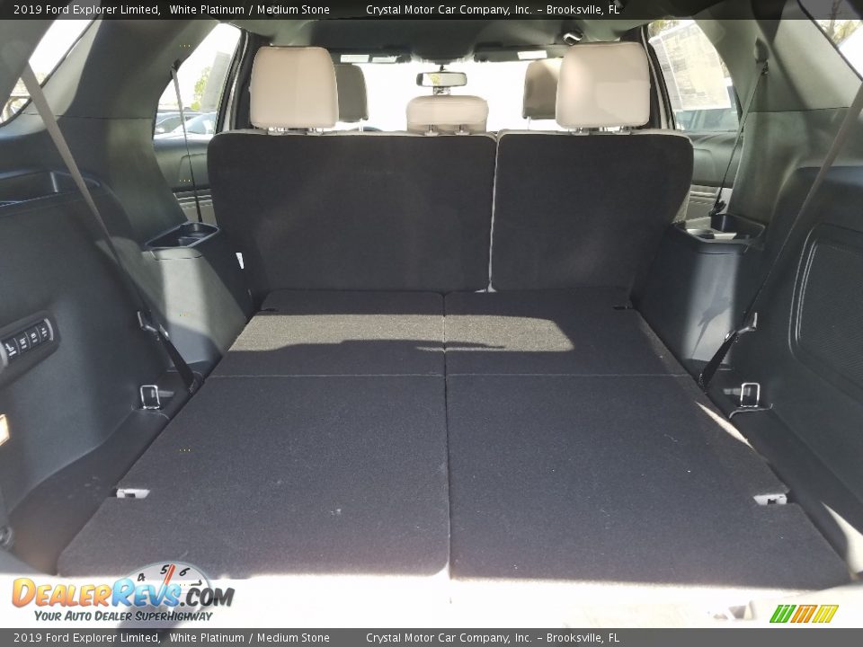 2019 Ford Explorer Limited White Platinum / Medium Stone Photo #19
