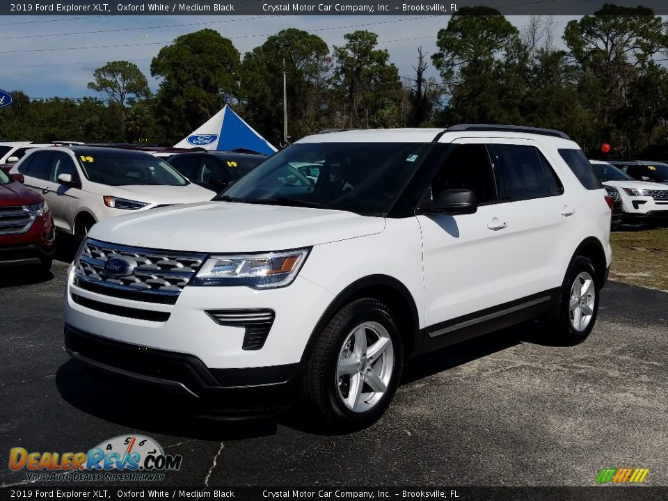 2019 Ford Explorer XLT Oxford White / Medium Black Photo #1