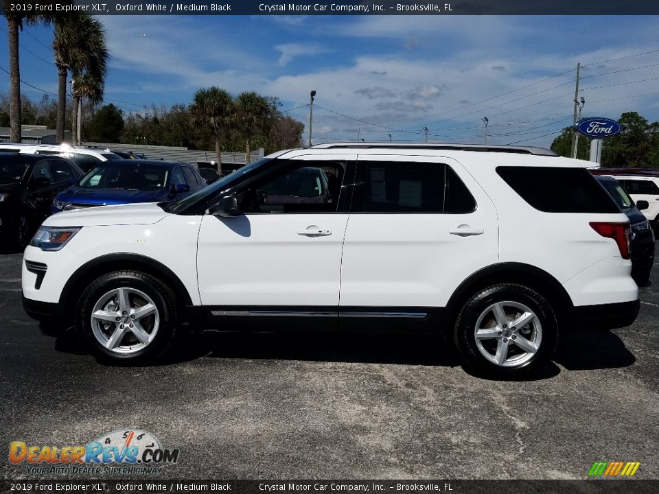 2019 Ford Explorer XLT Oxford White / Medium Black Photo #2
