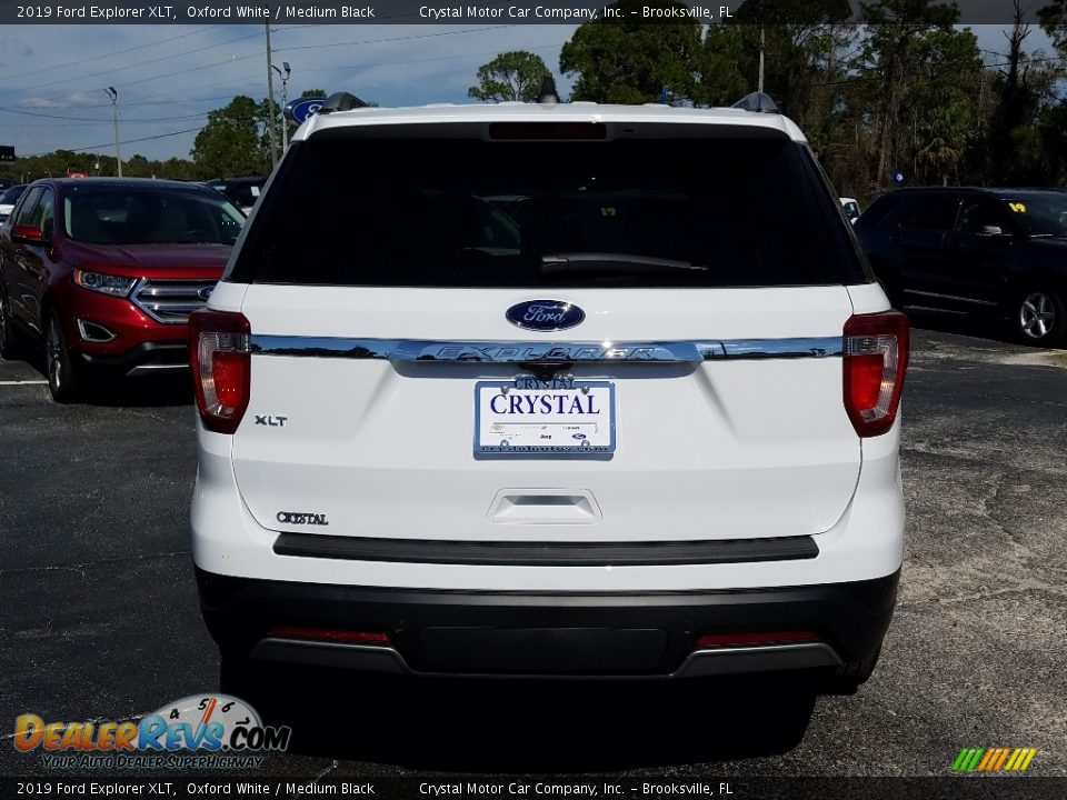 2019 Ford Explorer XLT Oxford White / Medium Black Photo #4