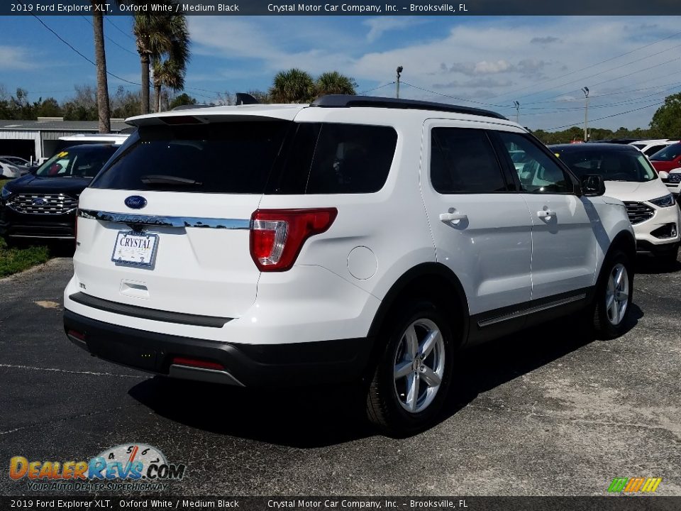2019 Ford Explorer XLT Oxford White / Medium Black Photo #5